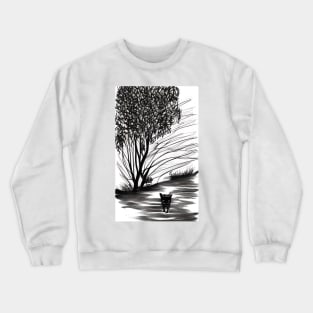 Black and White Dreams Crewneck Sweatshirt